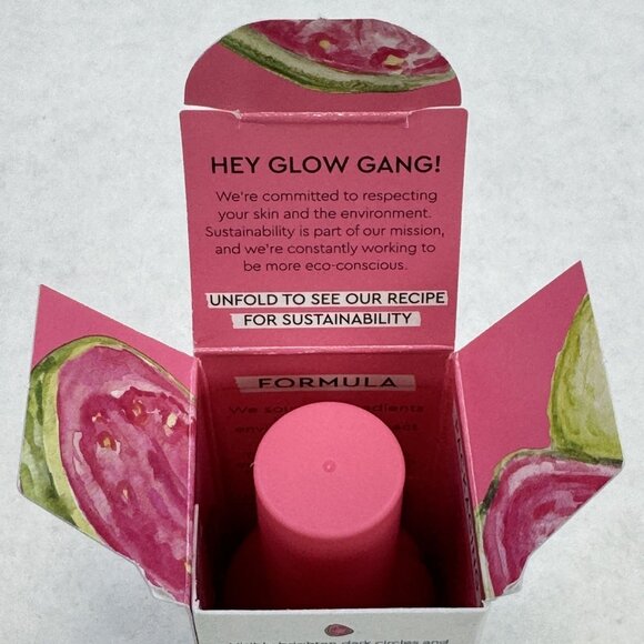Glow Recipe Guava Vitamin C Bright-Eye Gel Cream 15ml Reduce Dark Circles NEW - Picture 3 of 9